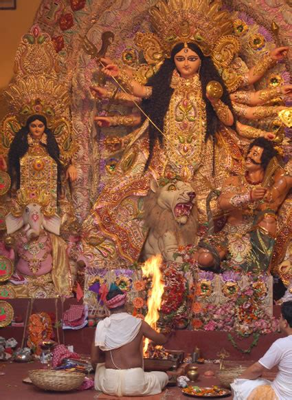 The Durga Puja Celebration In India