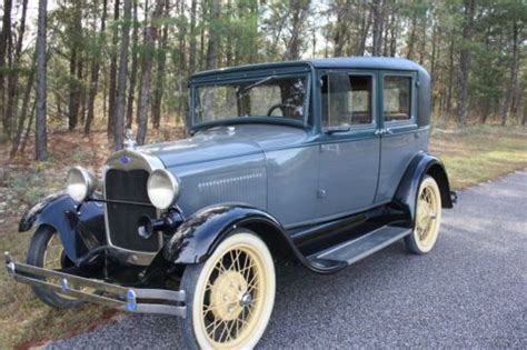 Purchase Used Ford Model A Leatherback Door Sedan Fully Restored