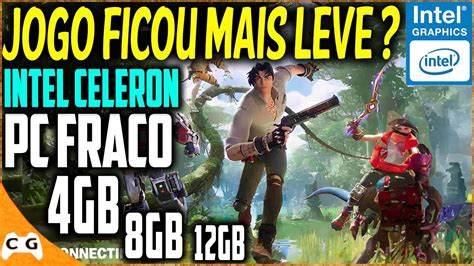 Como Rodar Fortnite Cap Tulo Temporada Pc Fraco Intel Celeron Sem