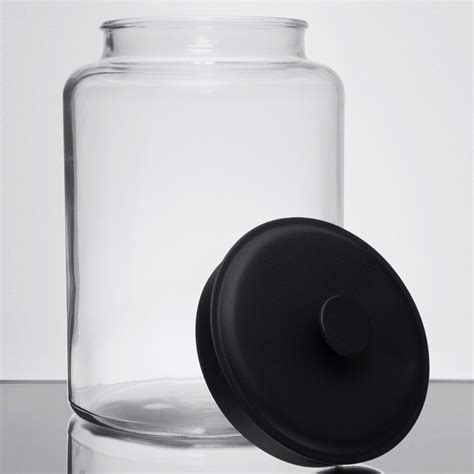 Anchor Hocking Ahg Gallon Glass Montana Jar With Metal Lid