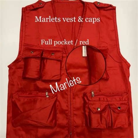 Full Pocket Vest Toda Barangay Tanod Chaleco Rescue Safety Vest