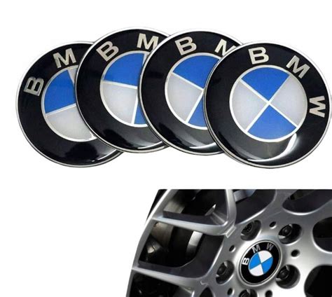 Dekielki BMW 68mm KOMPLET 4 SZTUK KAPSLE LOGO FELG 36136783536 Za 42 97