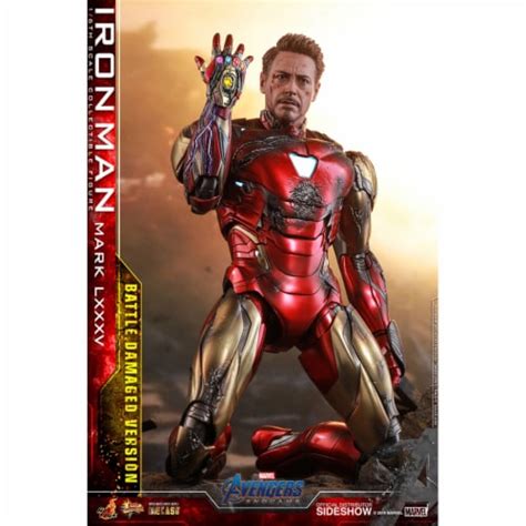 Hot Toys Marvel Iron Man Mark Lxxxv Battle Damaged Version Sixth Scale