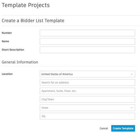 How To Create Bidder List Templates Buildingconnected Us