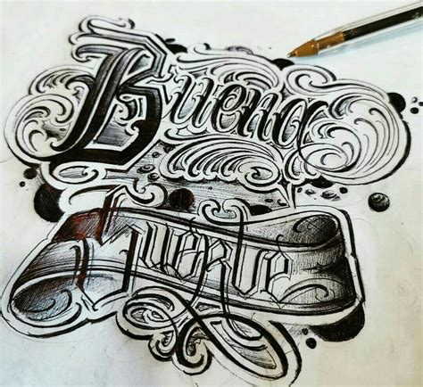 Pin By Олег КОКОН On Chicano Tattoo Fonts And Art Font Art Chicano Tattoo Tattoo Fonts