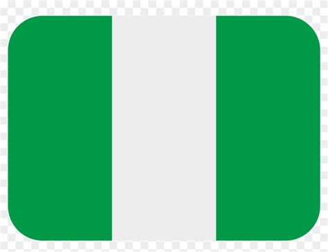 Flag Of Nigeria - Bandera Nigeria Emoji Png, Transparent Png ...