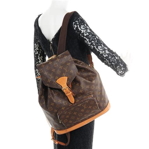 Louis Vuitton Monogram Montsouris Gm Backpack