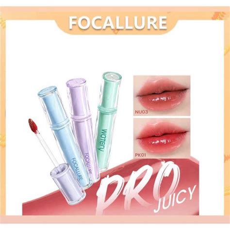 Focallure Pro Juicy Jelly Watery Tint Dew Lip Tint Glossy Plump Glassy