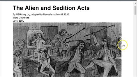 Alien And Sedition Acts