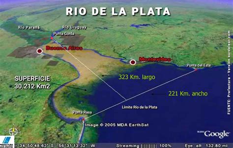 Río de la Plata el más ancho del mundo SurdelSurAR