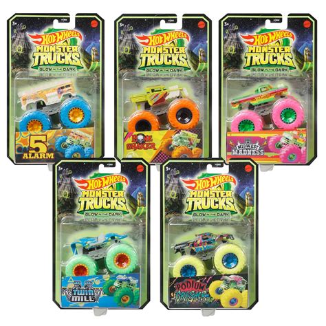 Hot Wheels Monster Trucks Glow In The Dark Incy Wincy Toys