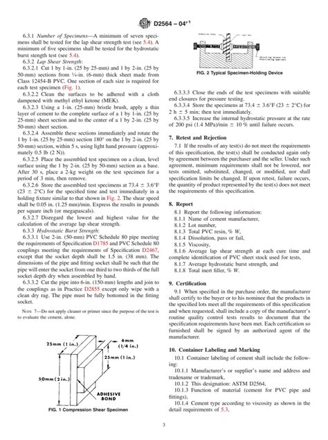 Astm D E Standard Specification For Solvent Cements For Poly