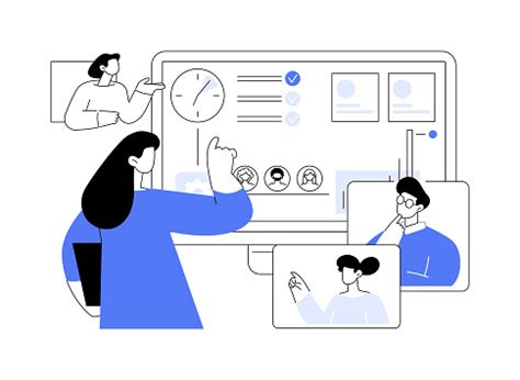 proses alur kerja ilustrasi vektor konsep abstrak ilustrasi stok