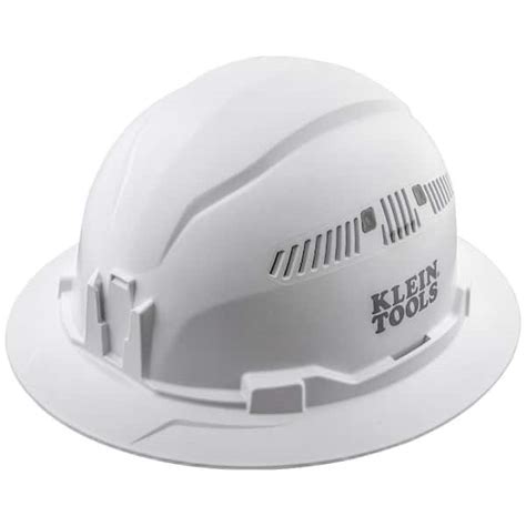 Klein Tools Vented Full Brim Style Hard Hat The Home Depot