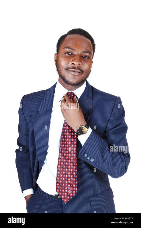 Black man in business suit Stock Photo - Alamy