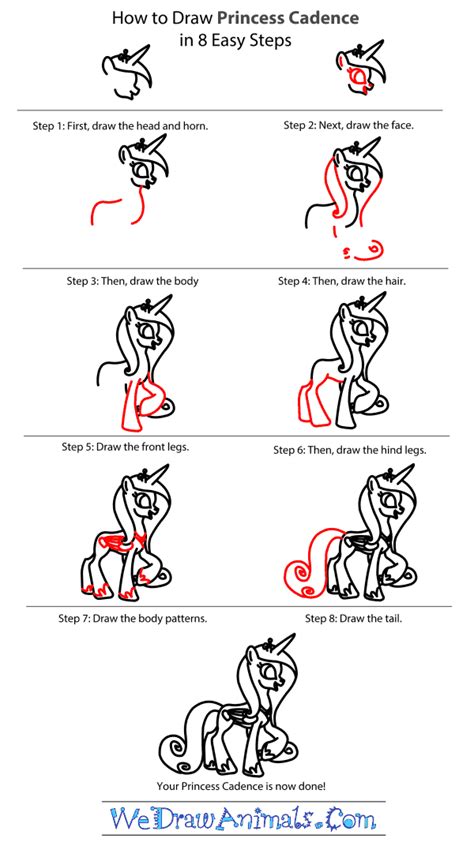 How To Draw Princess Cadence From My Little Pony