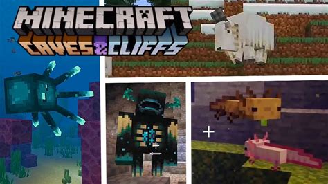 Minecraft Caves And Cliffs New Mobs