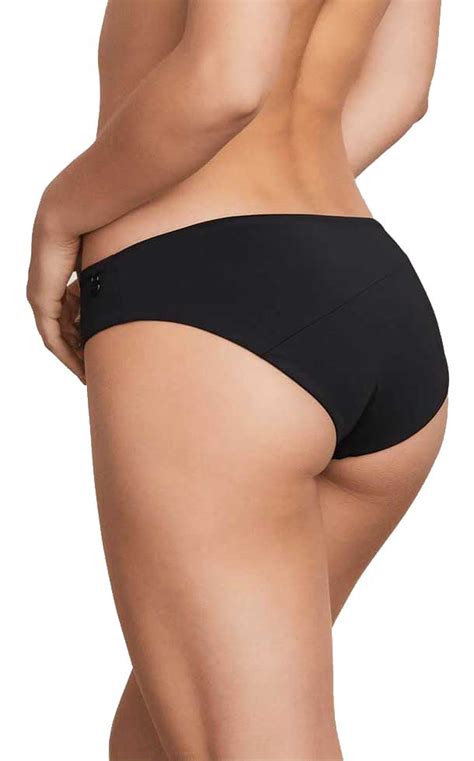 Volcom Simply Seamless Modest Bikini Bottom Black