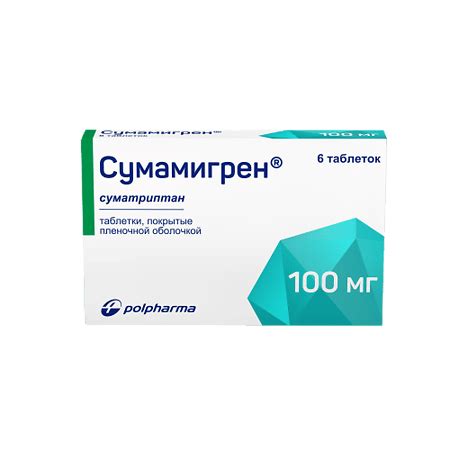 Sumamigren, 100 mg 6 pcs - Buy online