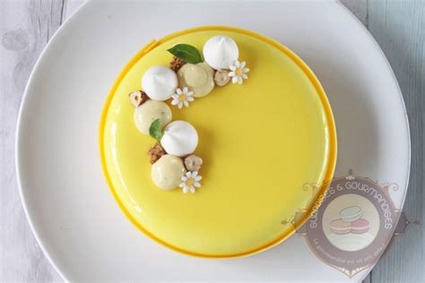 Entremets Noisette Citron Vert Et Basilic Surprises Et Gourmandises