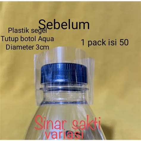 Plastik Shrink Plastik Segel Tutup Botol Diameter Cm Isi Tutup