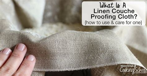 How To Use & Care For A Linen Couche Proofing Cloth | Linen, Einkorn recipes, Sourdough bread