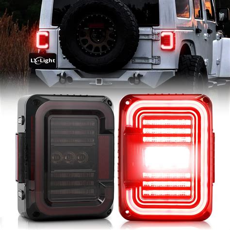 Buy DOT Approved Smoke Lens LED Tail Lights With 20W Reverse Lights