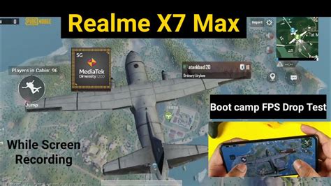 Realme X Max Pubg Screen Recording Temperature Test And Fps Drop Test