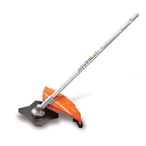 Stihl Kombisystem Fs Km Brushcutter With 4 Tooth Grass Blade Attachment Ace Hardware