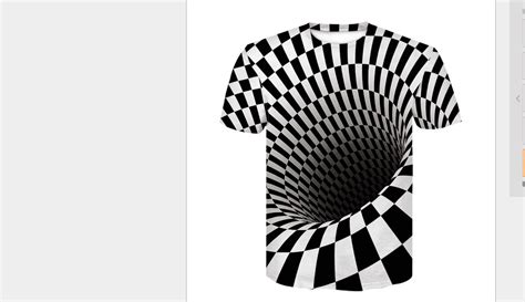 Puloru 3d Optical Illusion T Shirt Graphic Swirl Print Men Women