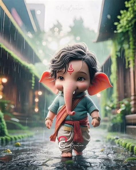 Pin By Light On Indian Gods Chibi God Illustrations Cute Paintings