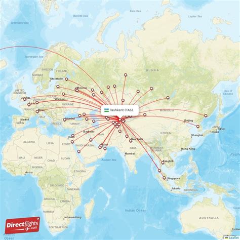 Direct Flights From Tashkent 86 Destinations TAS Uzbekistan