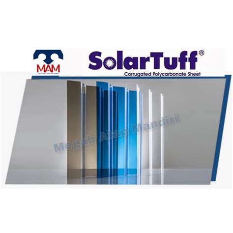 Jual Polycarbonate Gelombang SOLARTUFF Greca Roma Atap Transparant