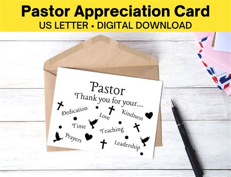 Free Printables For Pastor Appreciation Month Pastor