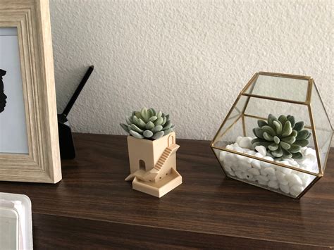 Succulent Tower 3d Printed Etsy