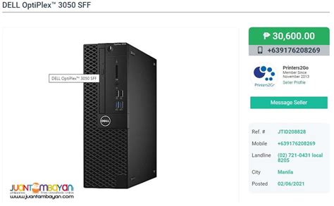 Dell Optiplex 3060 I5 8th Generation Computers And Tech Desktops On Carousell