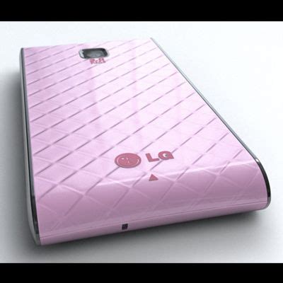 LG Optimus GT540 Pink 3D Model 5 Max 3ds Fbx Obj Free3D