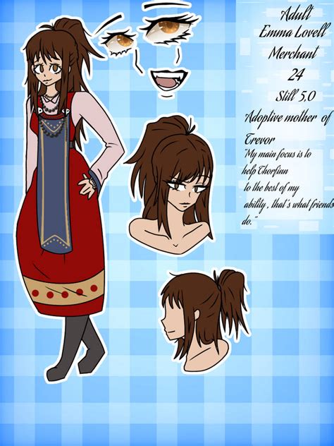 Emma Reference Sheet Adult By Spicethecabbit On Deviantart