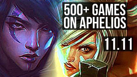 Aphelios Vs Riven Top Defeat 6 Solo Kills 500 Games Kr