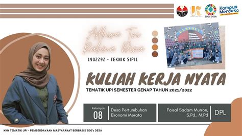 KKN TEMATIK UPI 2022 Dokumentasi Laporan Kegiatan Adhira Tri Rahma