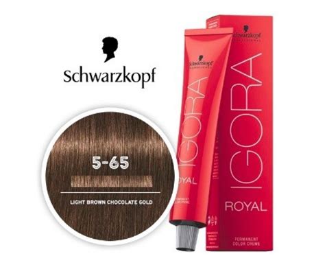 Light Golden Brown Chocolate Schwarzkopf Royal Igora Permanent Color