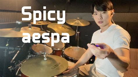 aespa 에스파 Spicy Drum Cover YouTube