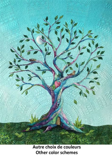 Tree Of Life Pdf Art Quilt Pattern More Advance Pattern With Colour