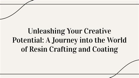 Exploring Resin As A Crafting And Coating Material Pros And Cons Ppt