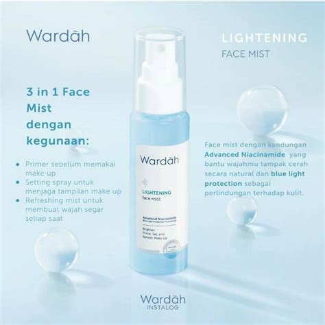 Jual Wardah Lightening Face Mist Ml Setting Spray Primer Make Up