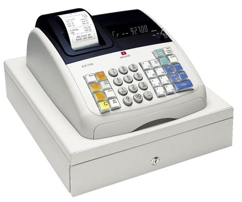 Caja Registradora Olivetti ECR 7700 Alfanúmerica Valida xra la ley de