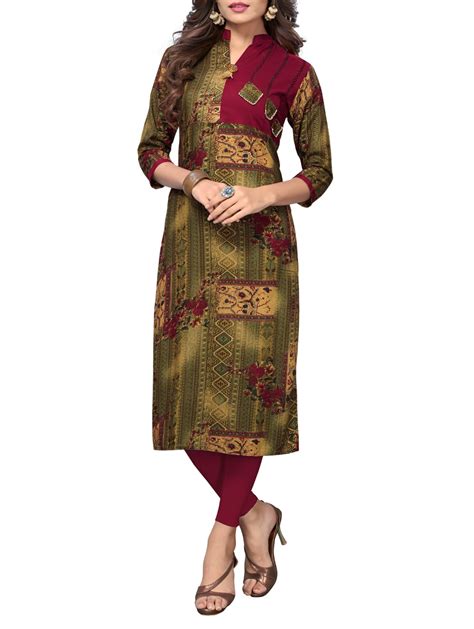 Buy Online Printed Straight Kurta From Kurta Kurtis For Women By Vbuyz For ₹849 At 66 Off