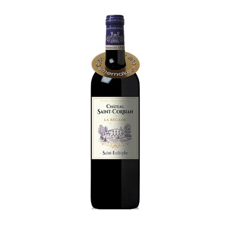 Saint Corbian聖比克酒莊幹紅葡萄酒 750毫升 Chateau Saint Corbian Saint Estephe