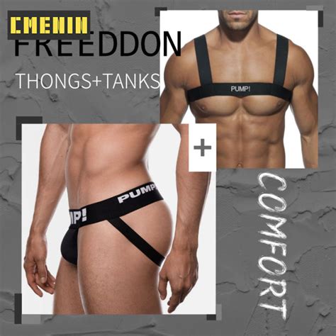 CMENIN Official Store ขายรอน Cotton Men s Thong และ Tank Top ชด