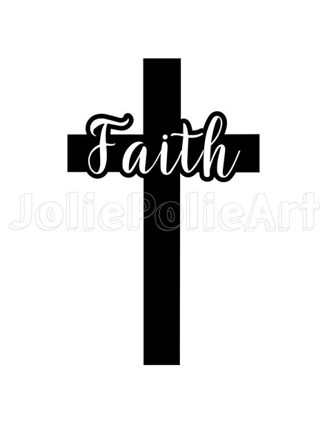 Cross Svg Faith Cross Svg Christian Svg Faith Svg Circut Silhouette Etsy